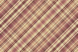 Tartan plaid pattern with texture and coffee color. vector