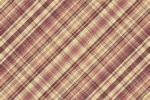 Tartan plaid pattern with texture and coffee color. vector