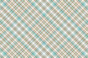 Tartan plaid pattern with texture and retro color. vector