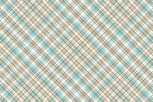 Tartan plaid pattern with texture and retro color. vector