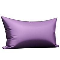 3d illustration of pink rectangular pillow  on  white isolated background photo