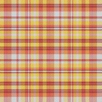 Tartan plaid pattern with texture and warm color. vector