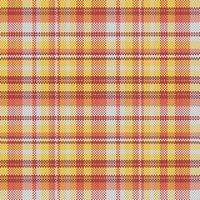 Tartan plaid pattern with texture and warm color. vector