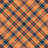 Tartan plaid pattern with texture and warm color. vector