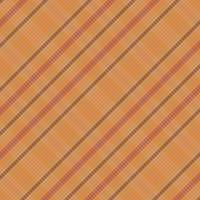 Tartan plaid pattern with texture and warm color. vector