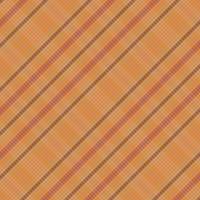 Tartan plaid pattern with texture and warm color. vector