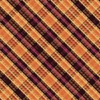 Tartan plaid pattern with texture and coffee color. vector