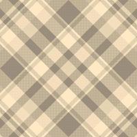 Tartan plaid pattern with texture and coffee color. vector