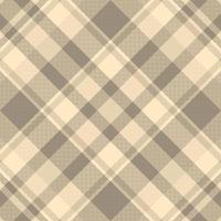 Tartan plaid pattern with texture and coffee color. vector