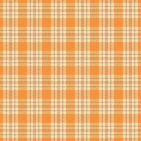 Tartan plaid pattern with texture and coffee color. vector