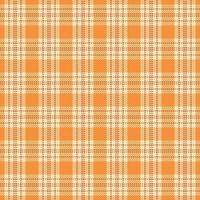 Tartan plaid pattern with texture and coffee color. vector