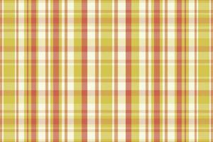Tartan plaid pattern with texture and retro color. vector