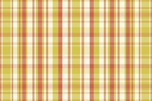 Tartan plaid pattern with texture and retro color. vector