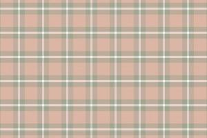 Tartan plaid pattern with texture and coffee color. vector