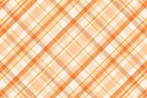 Tartan plaid pattern with texture and retro color. vector