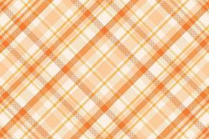 Tartan plaid pattern with texture and retro color. vector