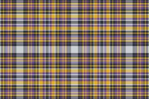 Tartan plaid pattern with texture and retro color. vector