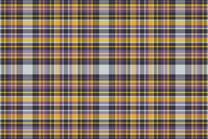 Tartan plaid pattern with texture and retro color. vector