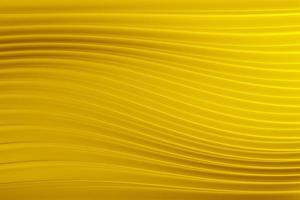 Ilustración 3D de una tira estéreo de diferentes colores. rayas geométricas similares a las olas. patrón de líneas de cruce brillante amarillo abstracto foto