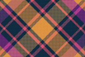 tartan plaid pattern with texture and retro color. vector