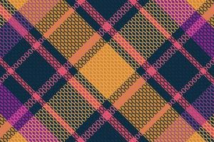 tartan plaid pattern with texture and retro color. vector