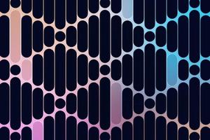 3d illustration  black and purple  geometric pattern . Geometry  background, pattern photo