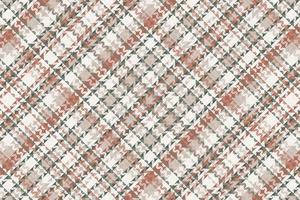 Tartan plaid pattern with texture and coffee color. vector