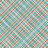 Tartan plaid pattern with texture and retro color. vector
