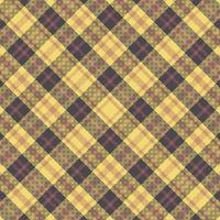 Tartan plaid pattern with texture and coffee color. vector