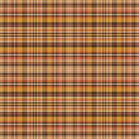 Tartan plaid pattern with texture and coffee color. vector