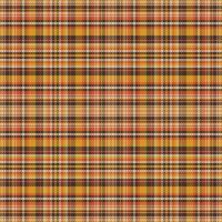 Tartan plaid pattern with texture and coffee color. vector