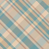 Tartan plaid pattern with texture and coffee color. vector