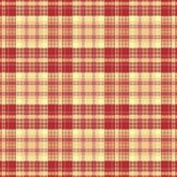 Tartan plaid pattern with texture and warm color. vector