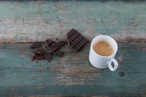 Chocolate and coffee photo