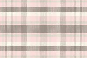 Tartan plaid pattern with texture and coffee color. vector