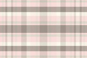 Tartan plaid pattern with texture and coffee color. vector