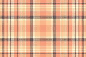 Tartan plaid pattern with texture and coffee color. vector