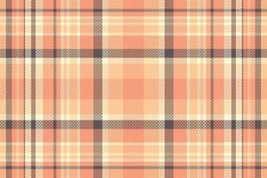 Tartan plaid pattern with texture and coffee color. vector