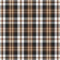 Tartan plaid pattern with texture and coffee color. vector