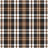 Tartan plaid pattern with texture and coffee color. vector