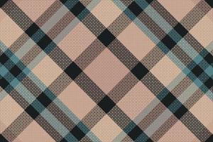 Tartan plaid pattern with texture and coffee color. vector