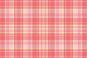 Tartan plaid pattern with texture and warm color. vector