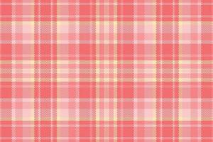 Tartan plaid pattern with texture and warm color. vector