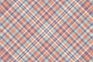 Tartan plaid pattern with texture and retro color. vector