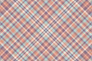 Tartan plaid pattern with texture and retro color. vector