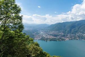 Beautiful view over Lake Como photo