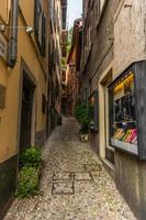 Narrow alleys Bellagio Como lake photo