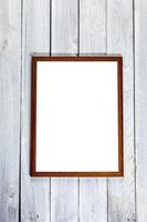 Empty frame with copy space photo