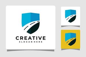 Road Shield Logo Template Design Inspiration vector