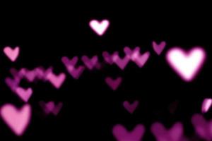 pink bokeh abstract background for love day photo